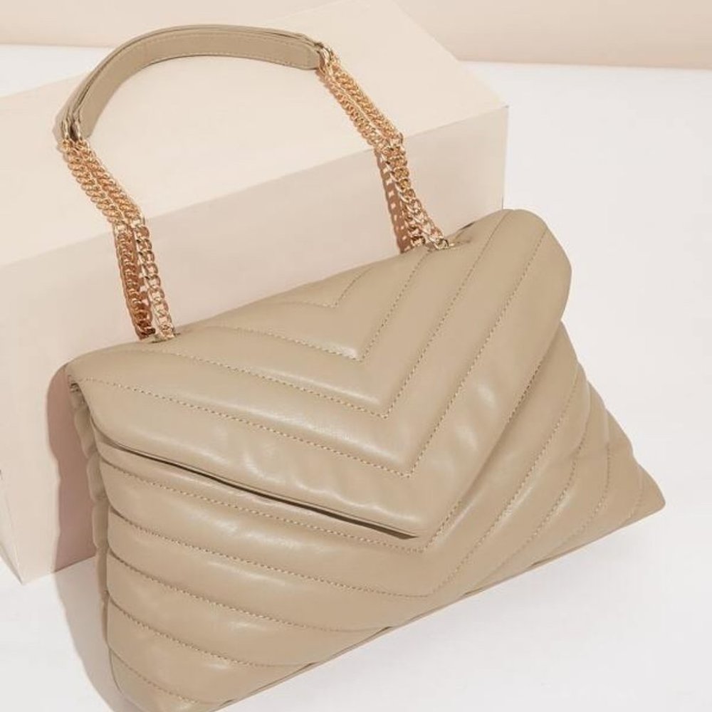 BLACK / TAN / CARMEL ELEGANT CHIC BAG - Picture 13 of 15